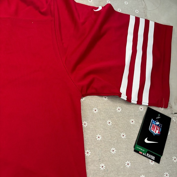 NFL San Francisco 49ers Christian McCaffrey #23 Jersey Red - Picture 5 of 7